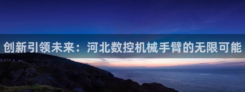 天辰娱乐下载：创新引领未来：河北数控机械手臂的无限可能